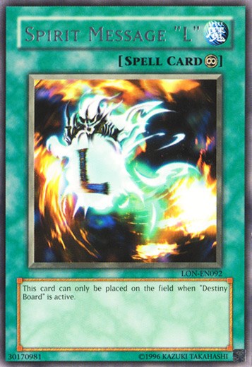 Spirit Message "L" [LON-EN091] Rare | The CG Realm