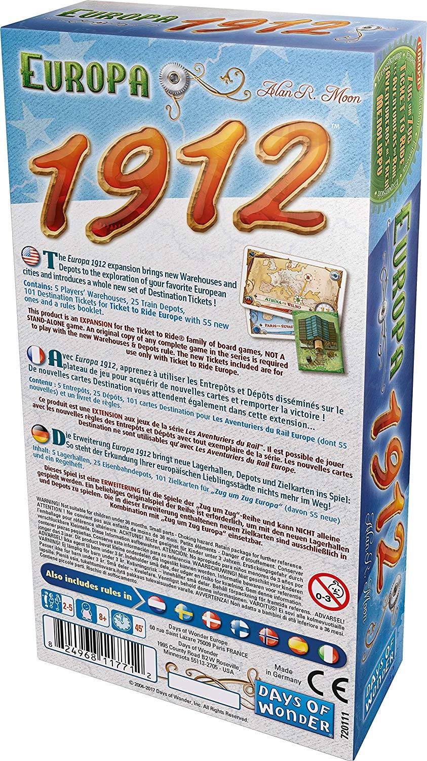 Ticket to Ride: Europa 1912