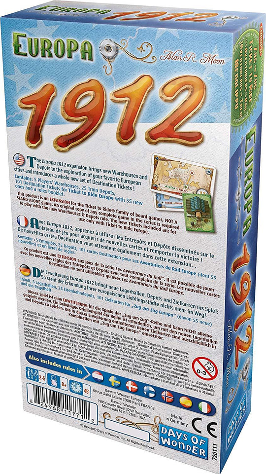 Ticket to Ride: Europa 1912