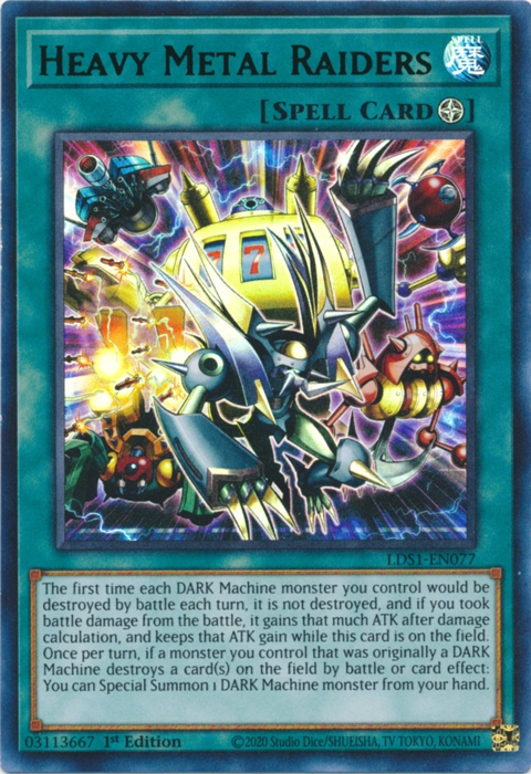Heavy Metal Raiders (Green) [LDS1-EN077] Ultra Rare | The CG Realm