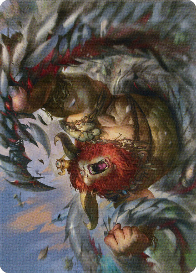 Borborygmos and Fblthp Art Card (42) [March of the Machine Art Series] | The CG Realm