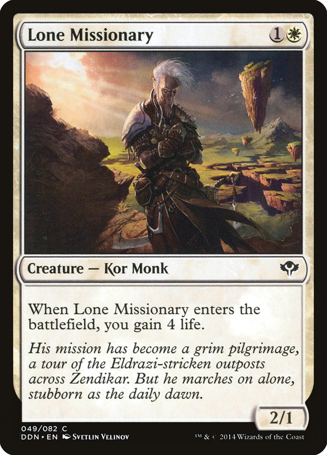 Lone Missionary [Duel Decks: Speed vs. Cunning] | The CG Realm