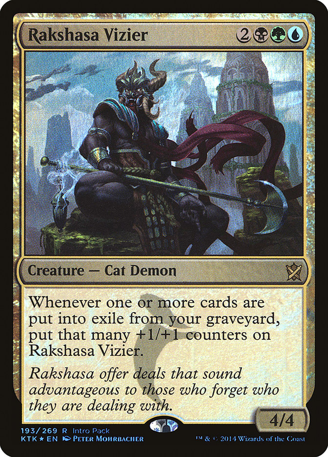 Rakshasa Vizier (Intro Pack) [Khans of Tarkir Promos] | The CG Realm