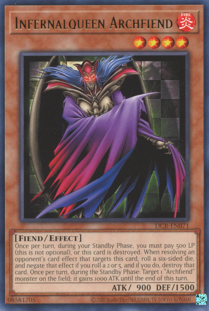 Infernalqueen Archfiend [DCR-EN071] Rare | The CG Realm