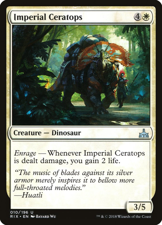 Imperial Ceratops [Rivals of Ixalan] | The CG Realm
