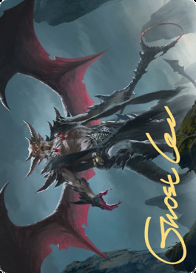 Taborax, Hope's Demise Art Card (Gold-Stamped Signature) [Zendikar Rising Art Series] | The CG Realm