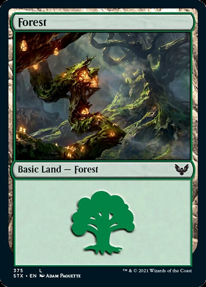 Forest (375) [Strixhaven: School of Mages] | The CG Realm