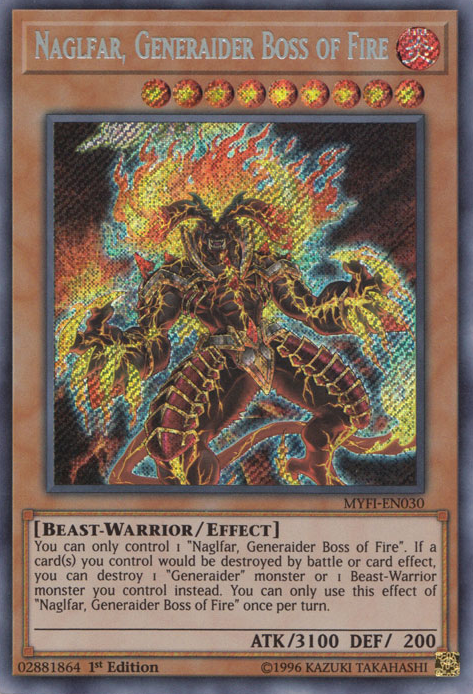 Naglfar, Generaider Boss of Fire [MYFI-EN030] Secret Rare | The CG Realm