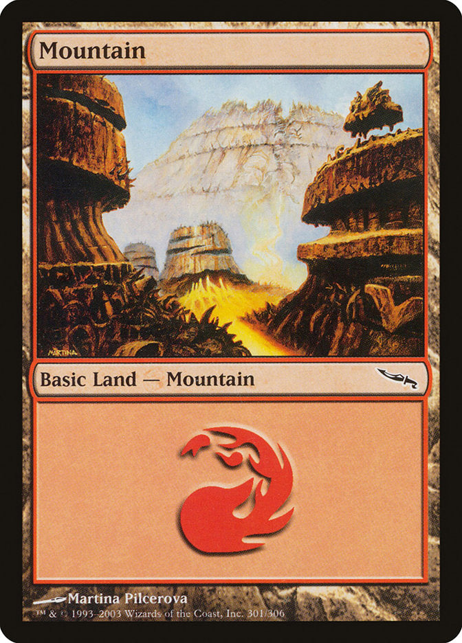 Mountain (301) [Mirrodin] | The CG Realm
