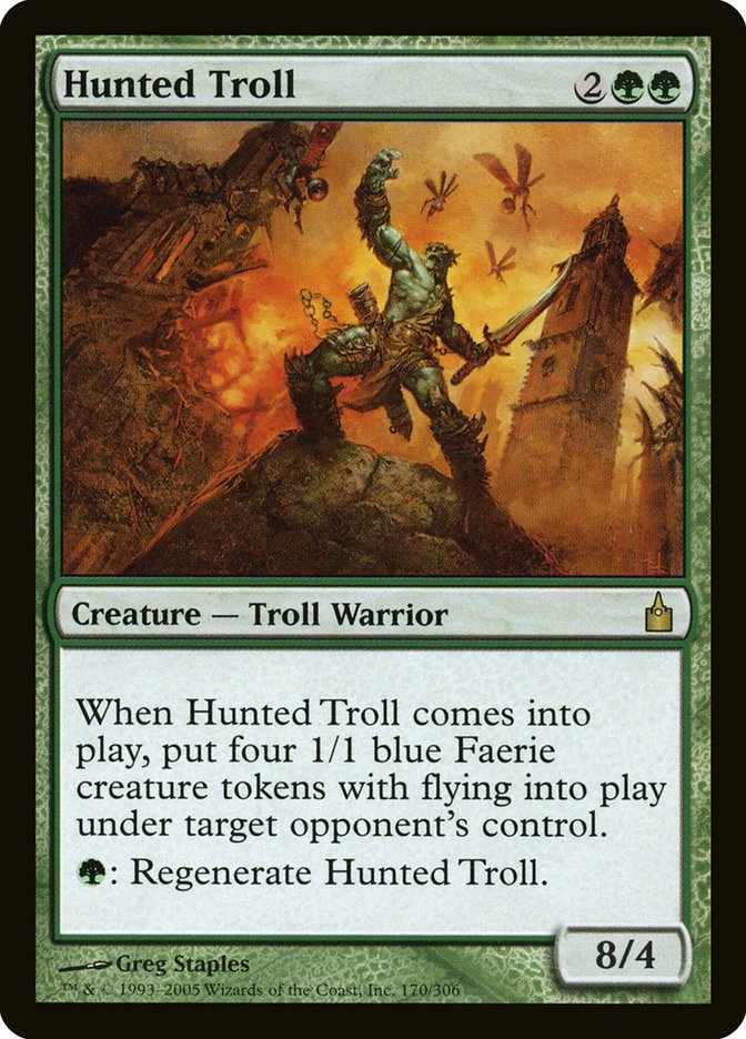 Hunted Troll [Ravnica: City of Guilds] | The CG Realm
