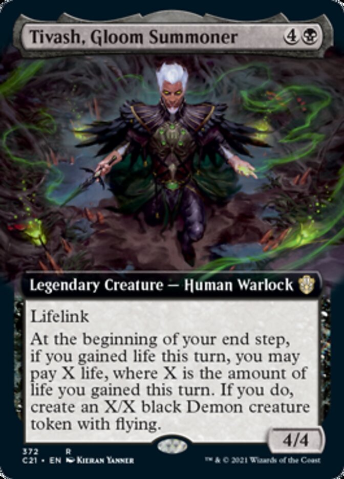 Tivash, Gloom Summoner (Extended Art) [Commander 2021] | The CG Realm