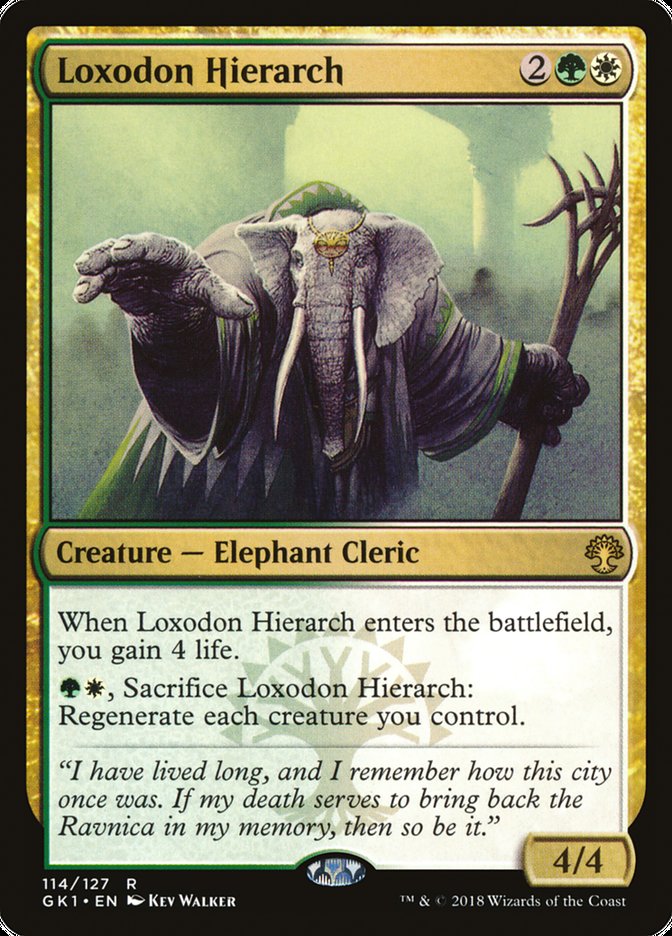 Loxodon Hierarch [Guilds of Ravnica Guild Kit] | The CG Realm