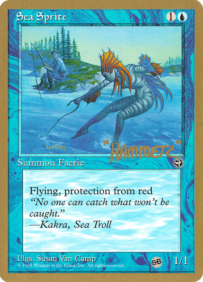Sea Sprite (Shawn "Hammer" Regnier) (SB) [Pro Tour Collector Set] | The CG Realm