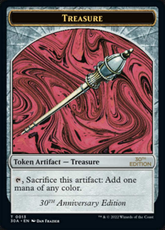 Treasure (0013) Token (30A-013) - 30th Anniversary Tokens