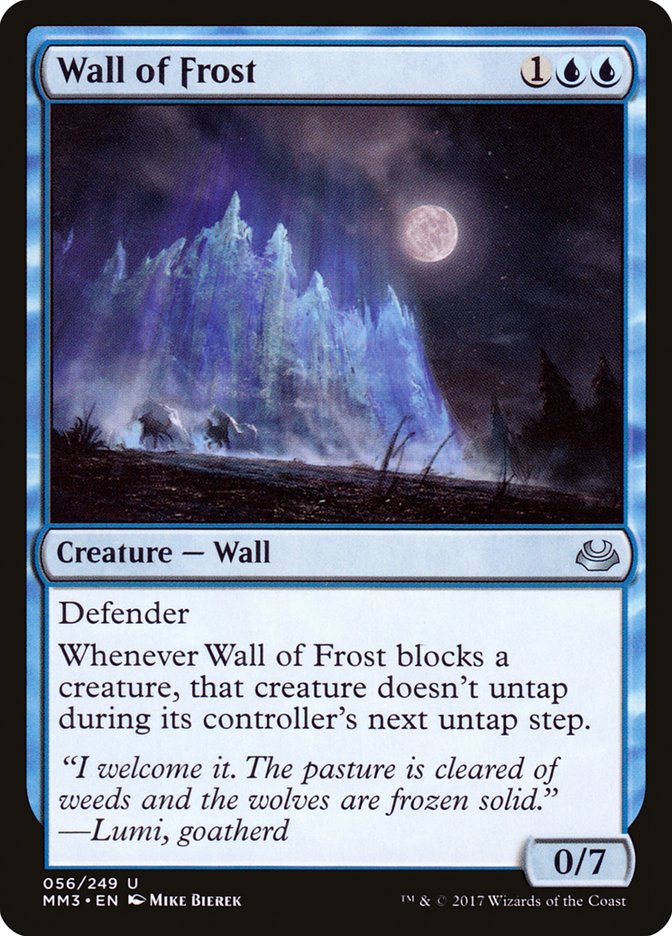 Wall of Frost [Modern Masters 2017] | The CG Realm