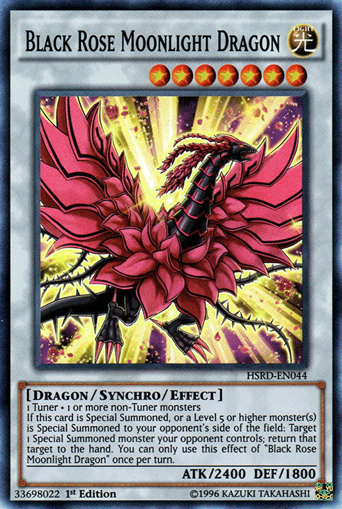 Black Rose Moonlight Dragon [HSRD-EN044] Super Rare | The CG Realm