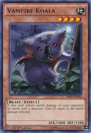 Vampire Koala [BP03-EN094] Rare | The CG Realm