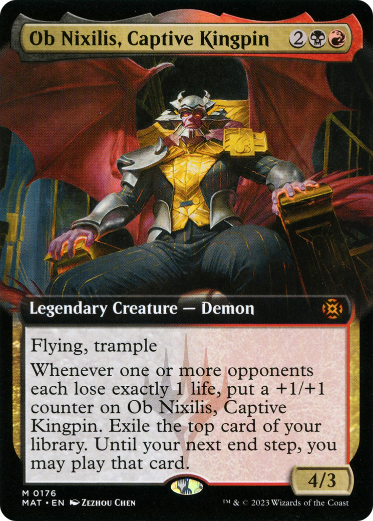 Ob Nixilis, Captive Kingpin (Extended Art) [March of the Machine: The Aftermath] | The CG Realm