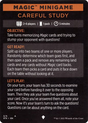 Careful Study (Magic Minigame) [Strixhaven: School of Mages Minigame] | The CG Realm
