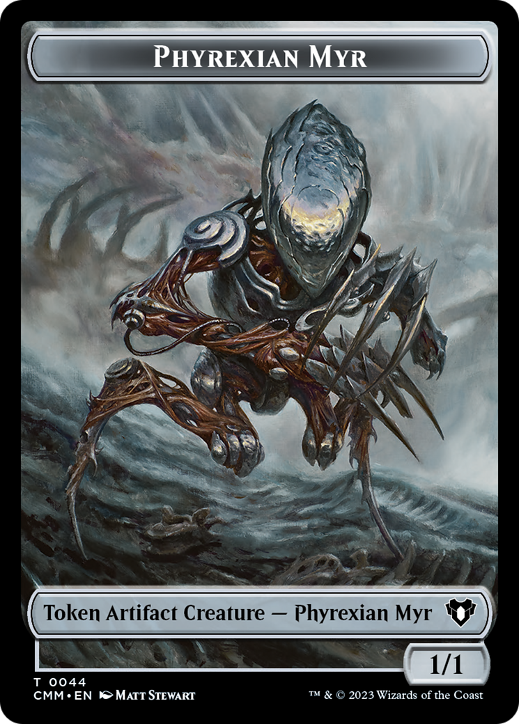 Phyrexian Myr Token [Commander Masters Tokens] | The CG Realm