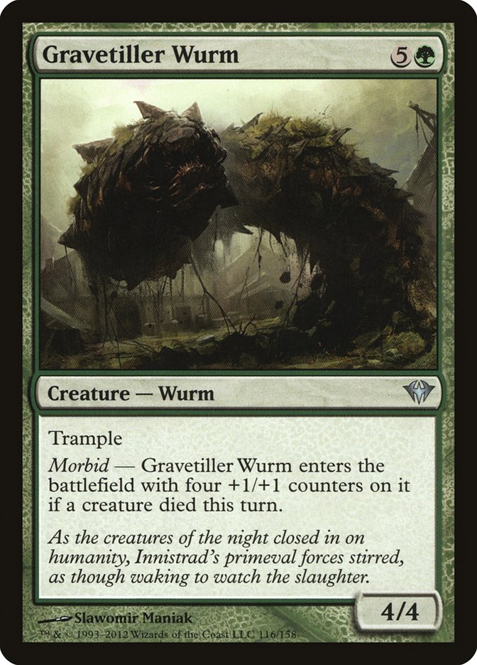 Gravetiller Wurm [Dark Ascension] | The CG Realm
