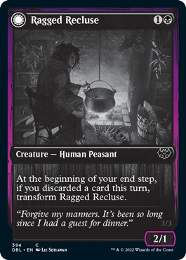 Ragged Recluse (DBL-394) - Innistrad: Double Feature: (Double Faced Transform)