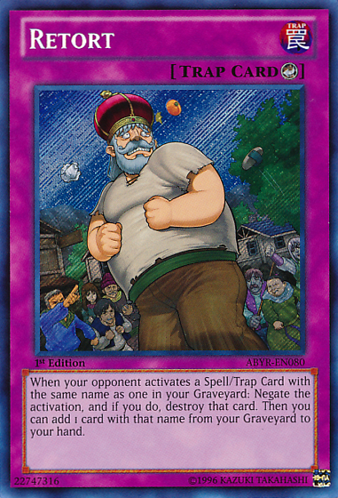 Retort [ABYR-EN080] Secret Rare | The CG Realm