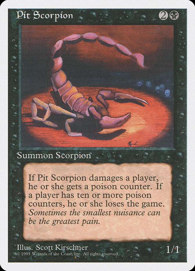 Pit Scorpion [Fourth Edition] | The CG Realm