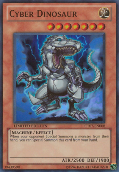 Cyber Dinosaur [CT07-EN008] Super Rare | The CG Realm