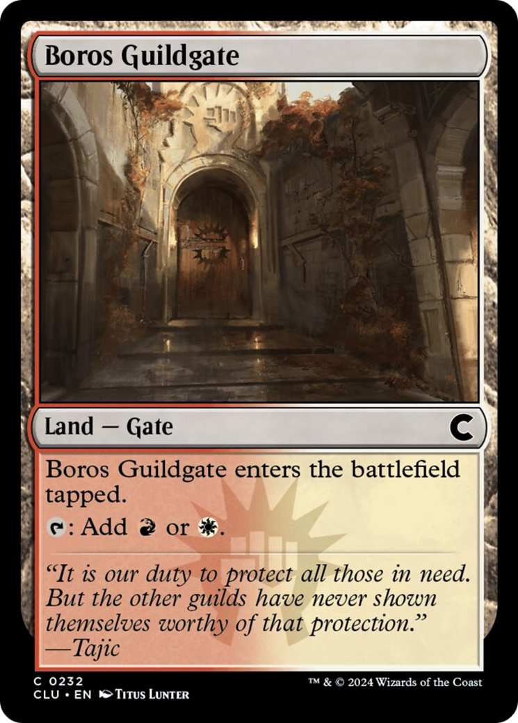 Boros Guildgate [Ravnica: Clue Edition] | The CG Realm