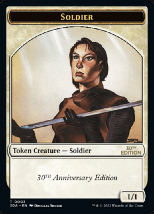 Soldier Token (30A-003) - 30th Anniversary Tokens