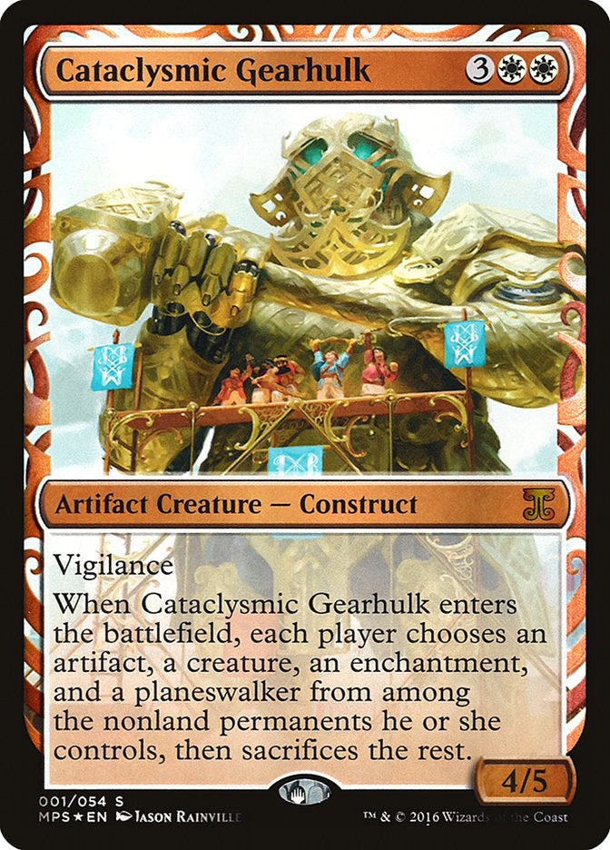 Cataclysmic Gearhulk [Kaladesh Inventions] | The CG Realm