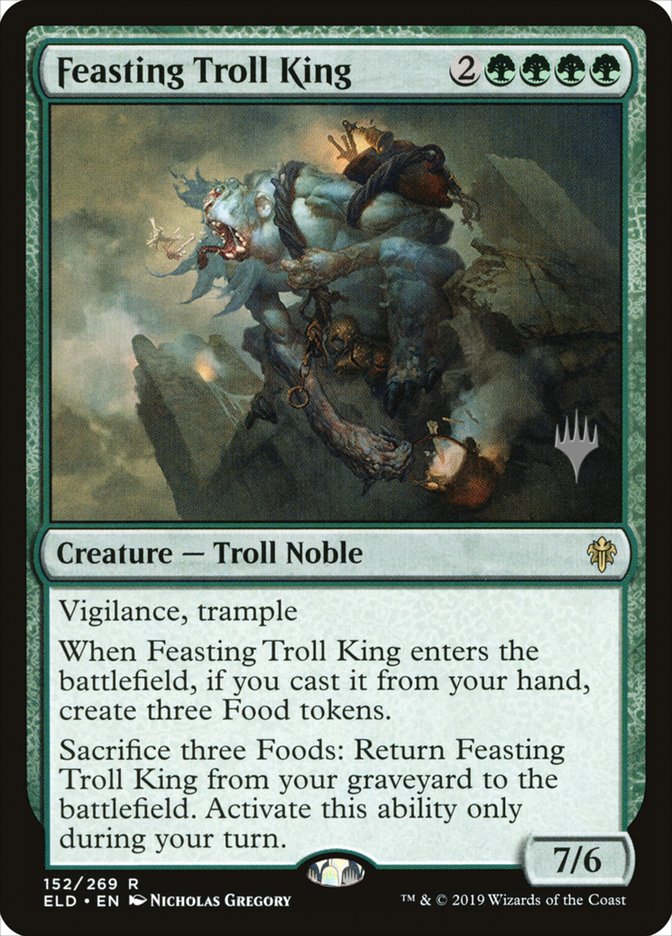 Feasting Troll King (Promo Pack) [Throne of Eldraine Promos] | The CG Realm