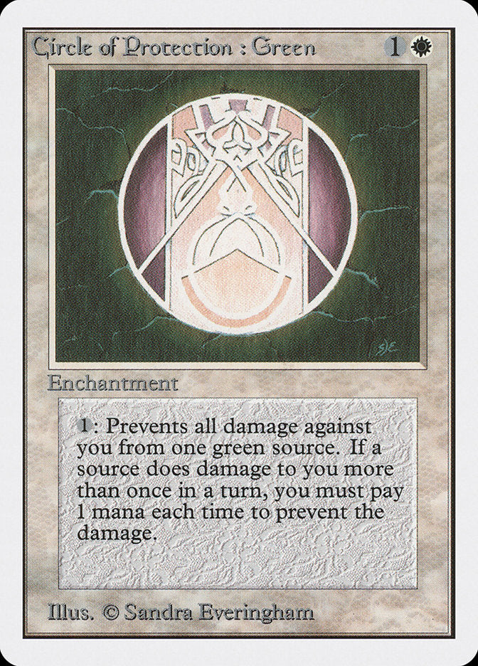 Circle of Protection: Green [Unlimited Edition] | The CG Realm