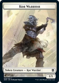 Kor Warrior // Plant Double-Sided Token [Zendikar Rising Tokens] | The CG Realm