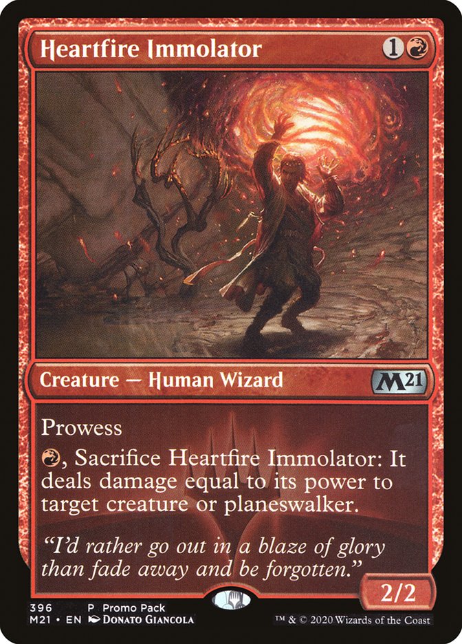 Heartfire Immolator (Promo Pack) [Core Set 2021 Promos] | The CG Realm