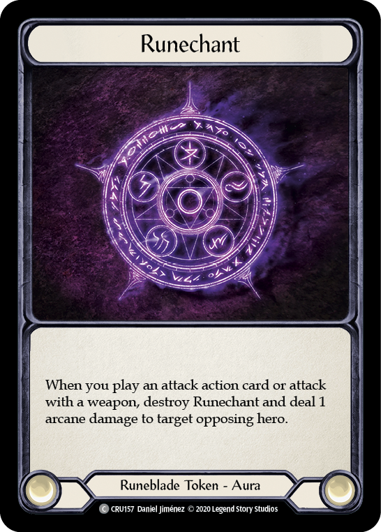 Runechant [CRU157] (Crucible of War)  1st Edition Rainbow Foil | The CG Realm