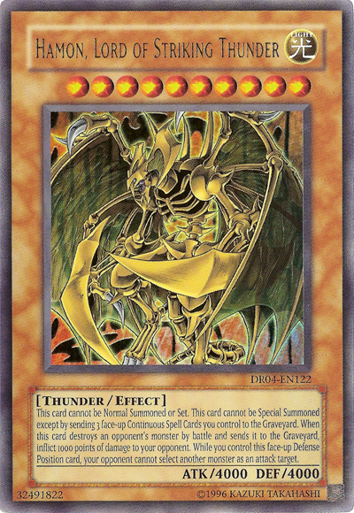 Hamon, Lord of Striking Thunder [DR04-EN122] Ultra Rare | The CG Realm