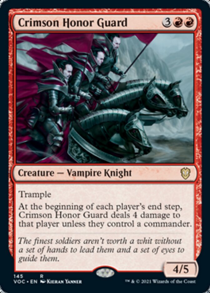 Crimson Honor Guard [Innistrad: Crimson Vow Commander] | The CG Realm