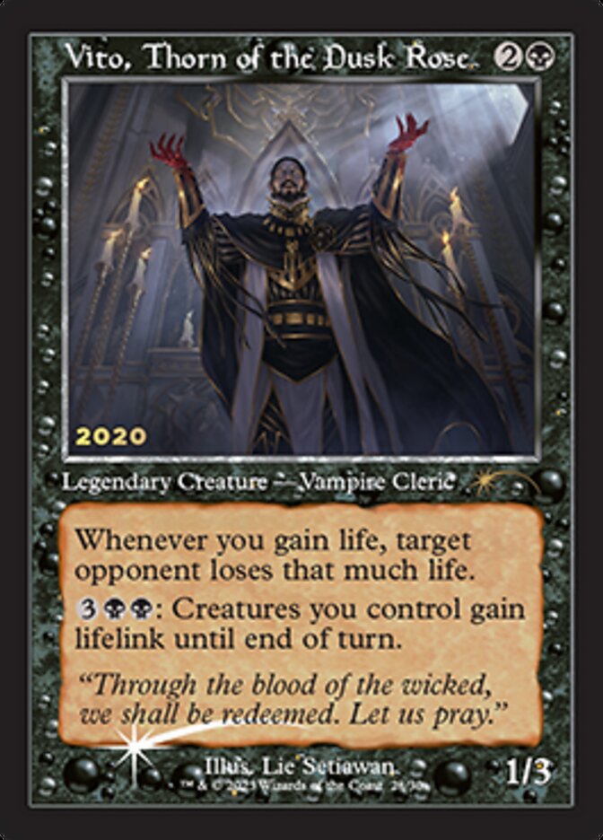 Vito, Thorn of the Dusk Rose [30th Anniversary Promos] | The CG Realm