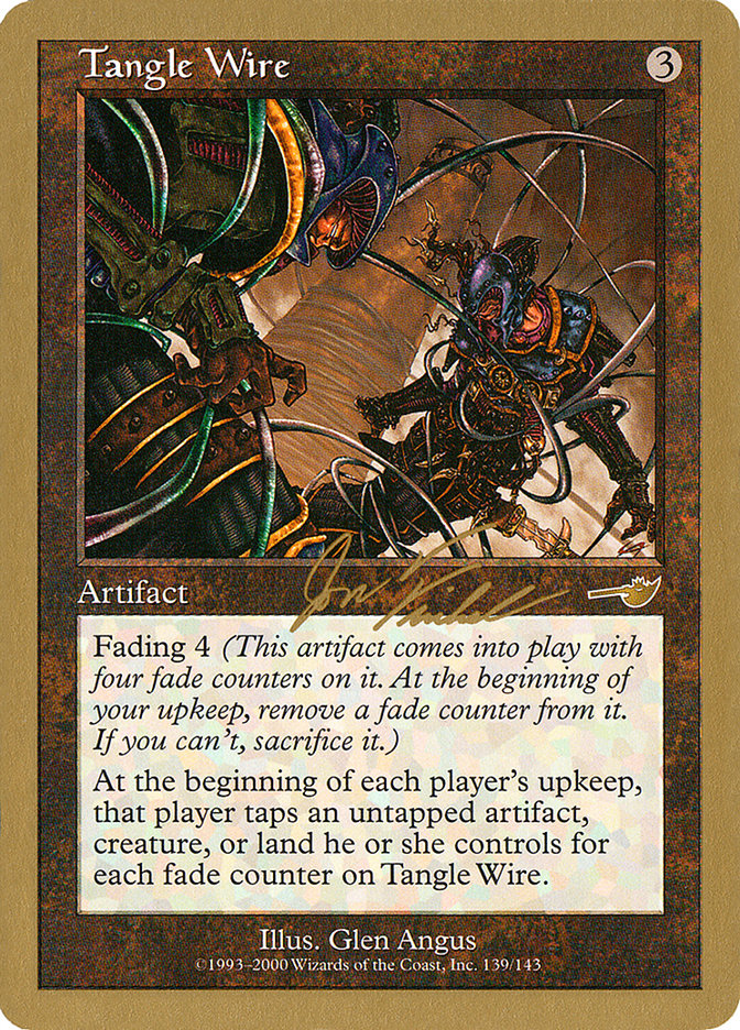Tangle Wire (Jon Finkel) [World Championship Decks 2000] | The CG Realm
