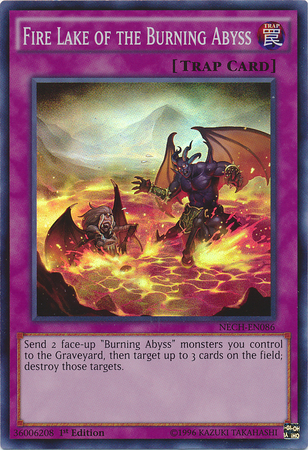 Fire Lake of the Burning Abyss [NECH-EN086] Super Rare | The CG Realm