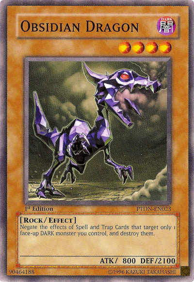 Obsidian Dragon [PTDN-EN023] Common | The CG Realm