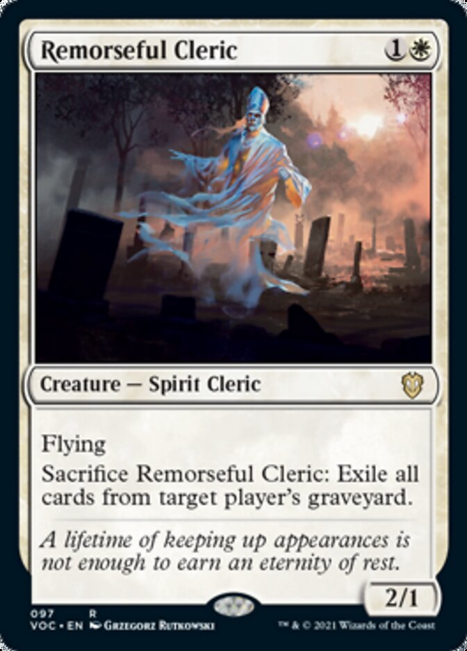 Remorseful Cleric [Innistrad: Crimson Vow Commander] | The CG Realm
