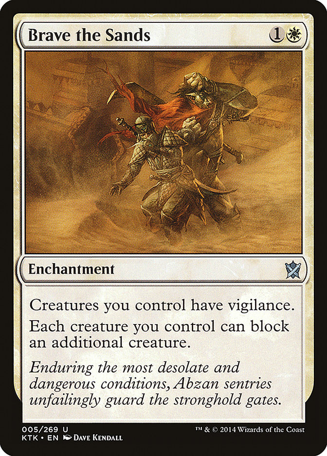 Brave the Sands [Khans of Tarkir] | The CG Realm
