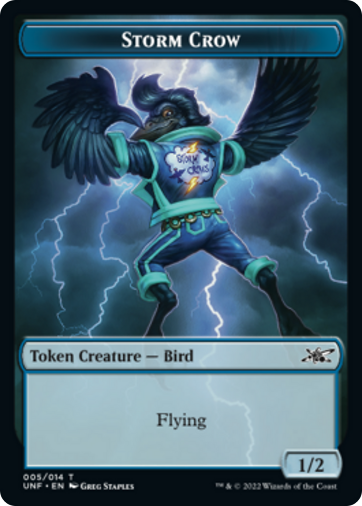 Clown Robot (003) // Storm Crow Double-Sided Token [Unfinity Tokens] | The CG Realm
