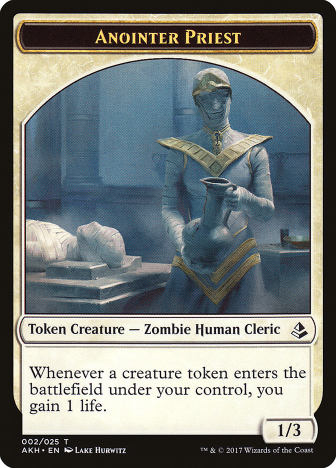 Anointer Priest Token [Amonkhet Tokens] | The CG Realm