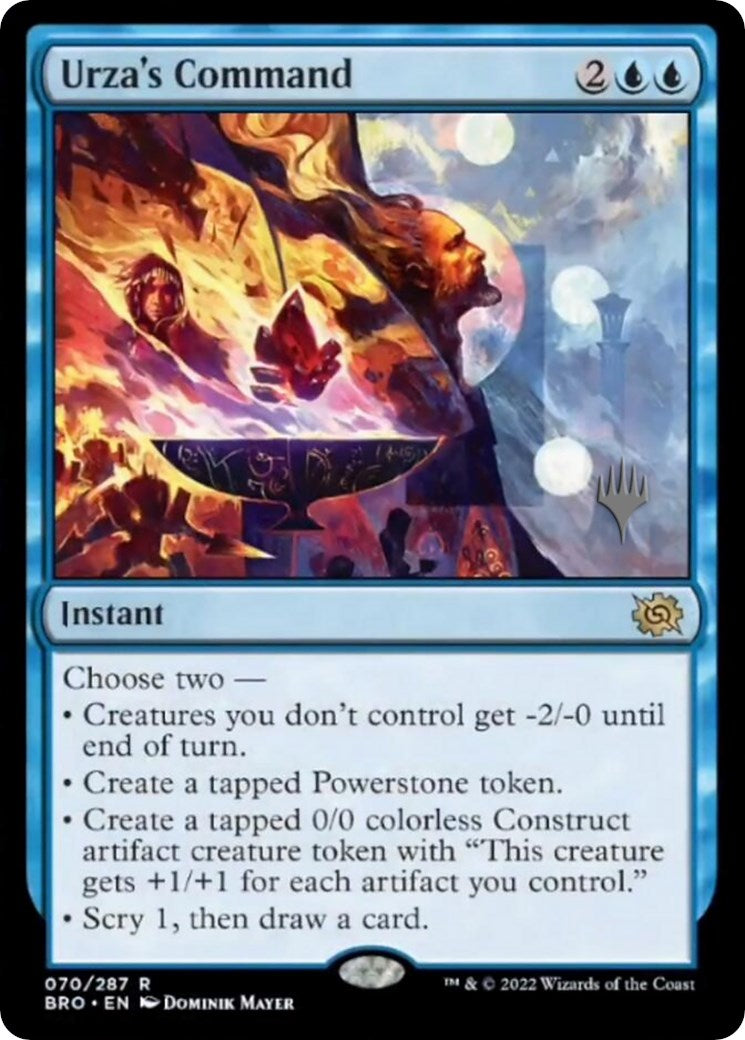 Urza's Command (Promo Pack) [The Brothers' War Promos] | The CG Realm