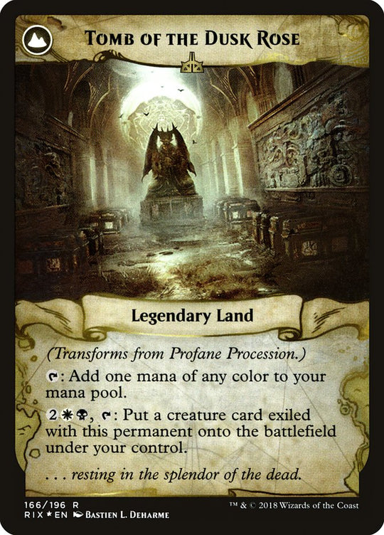 Profane Procession (PRE-166) - Rivals of Ixalan Promos: (compasslanddfc) Foil