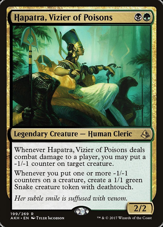 Hapatra, Vizier of Poisons [Amonkhet] | The CG Realm
